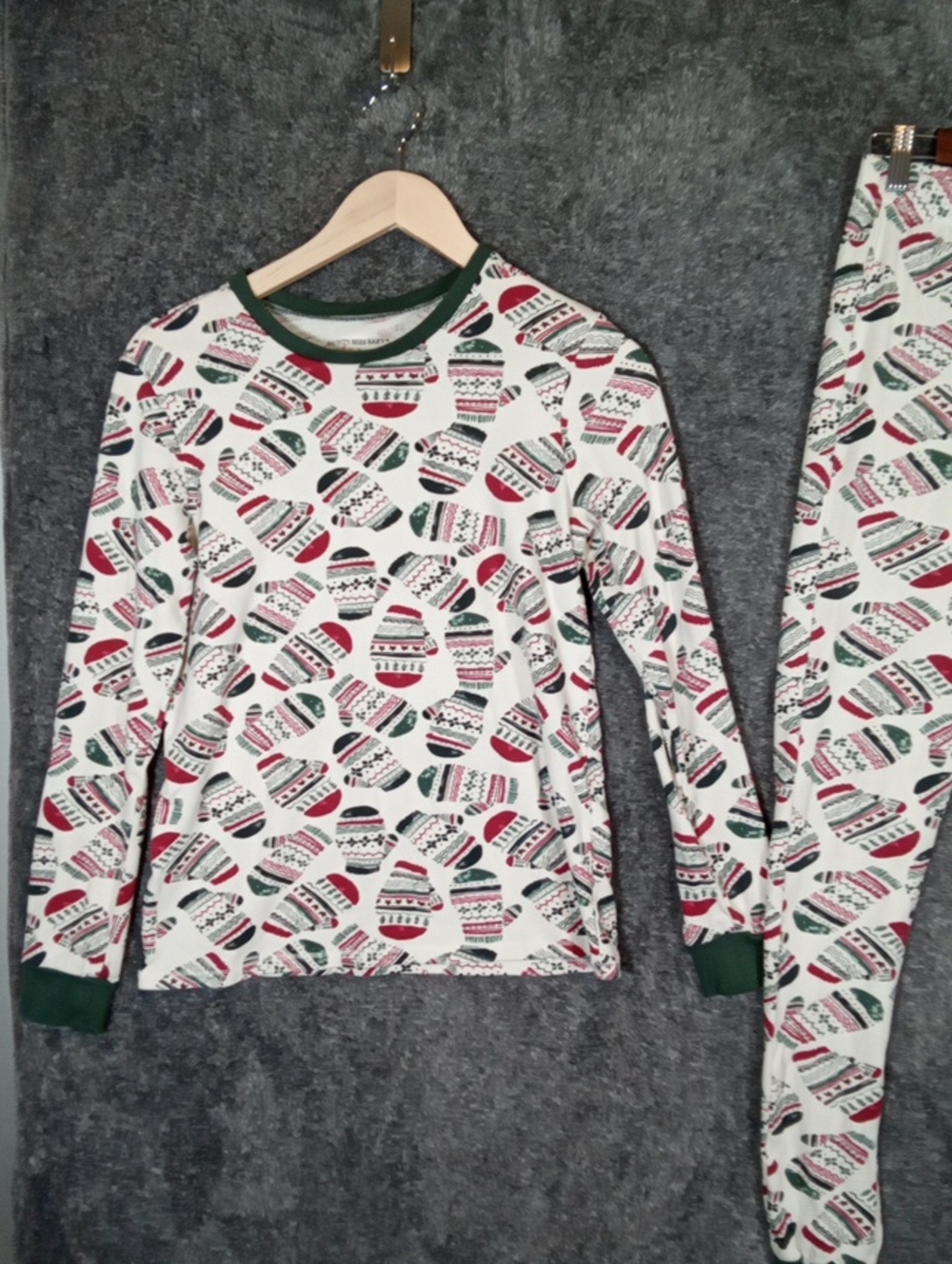 Burt's Bees Baby Womens Set Pajamas All Over Print Mittens Organic Cozy Sz Small - Picture 4 of 10